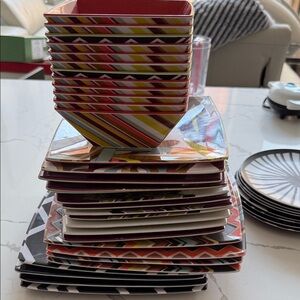 Missoni for Target Zigzag and Stripe Party Plates